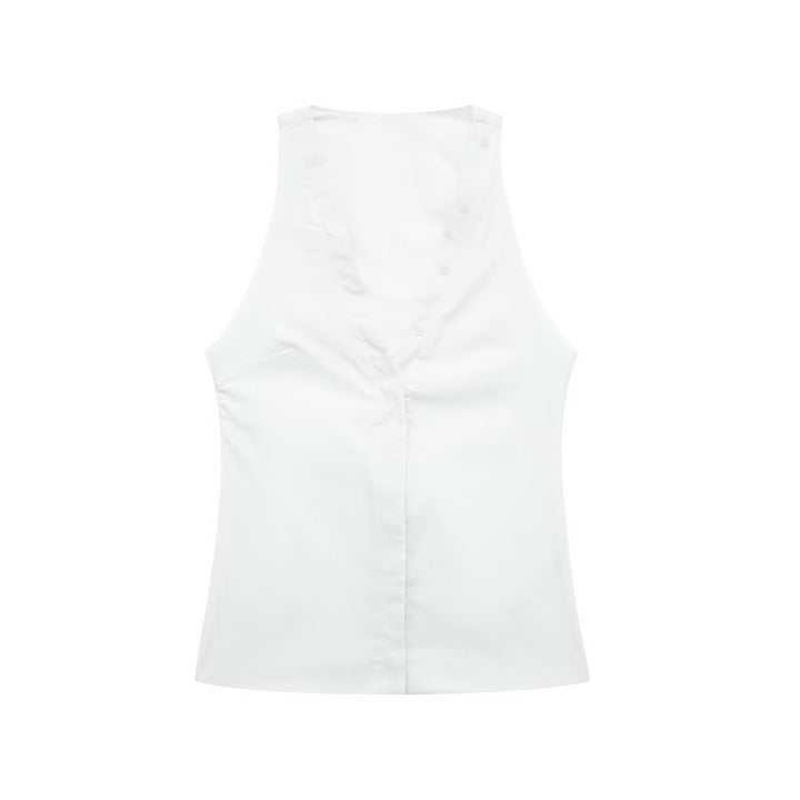 Halter Sleeveless Shirt