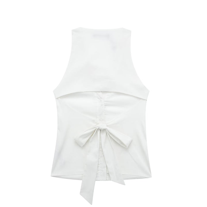 Halter Sleeveless Shirt