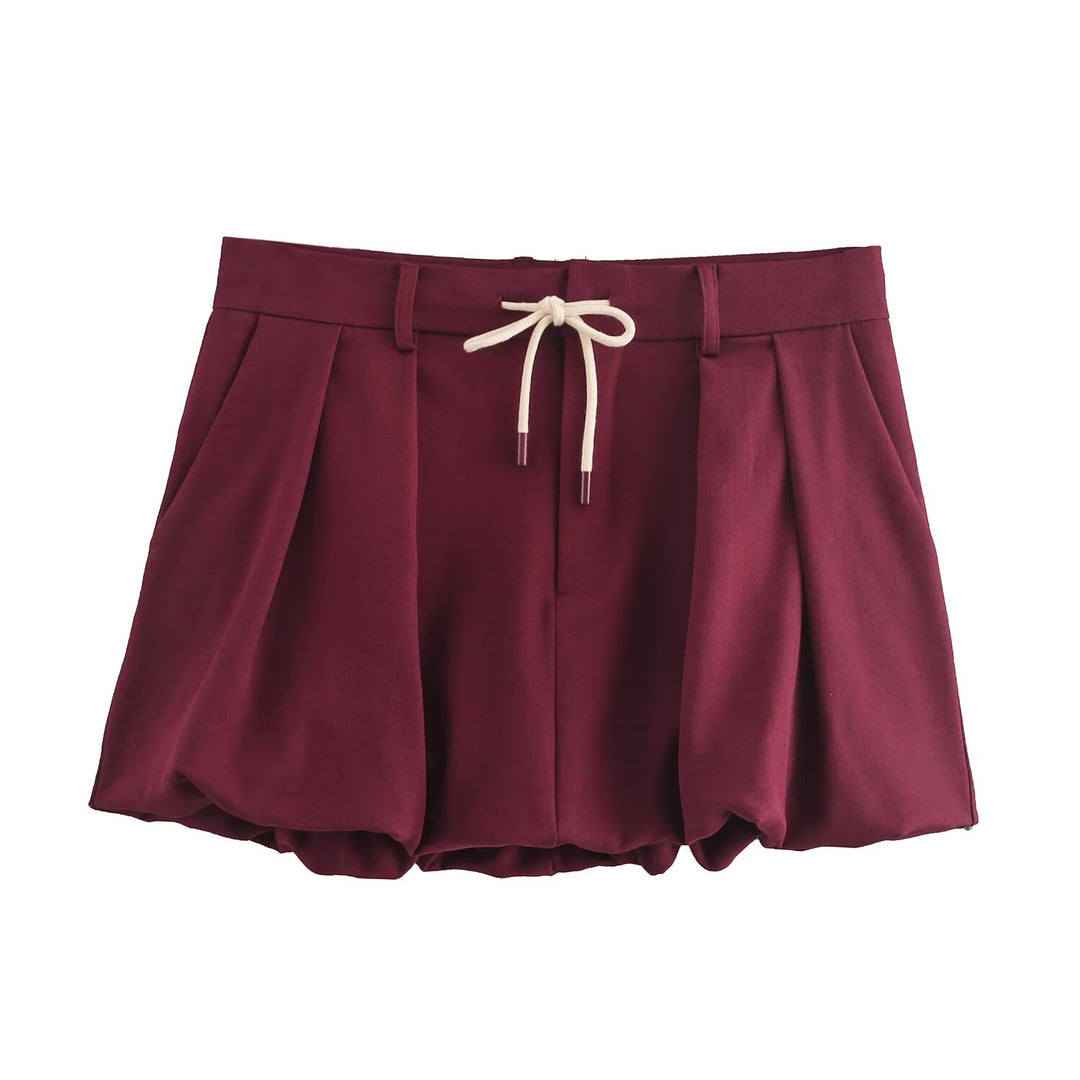 Burgundy Two Piece Loungewear