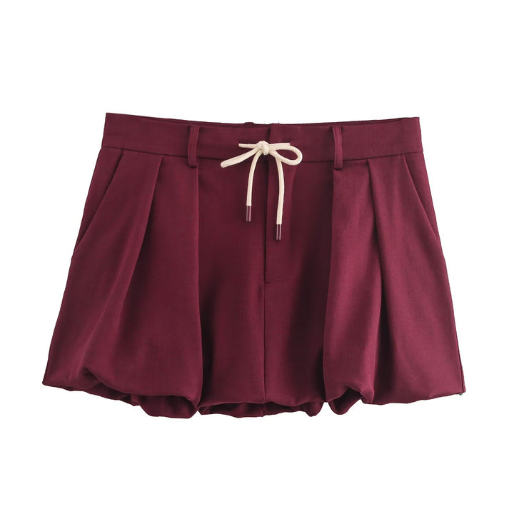 Burgundy Two Piece Loungewear