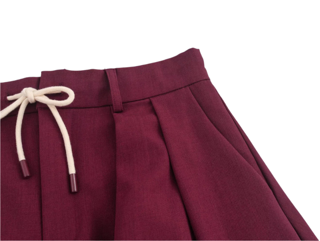 Burgundy Two Piece Loungewear