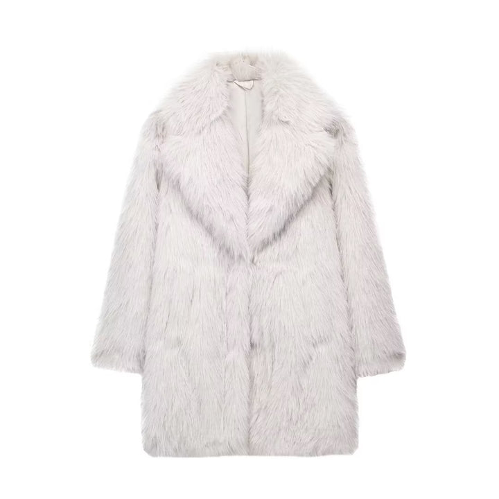 Classic Eco Fur Coat