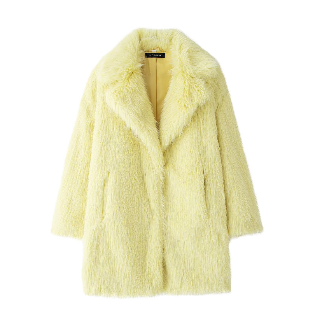 Classic Eco Fur Coat