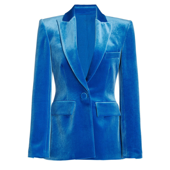 Blue Velvet Blazer