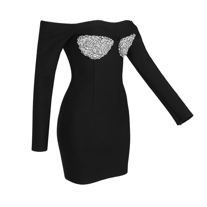 Rhinestone Cup Dress