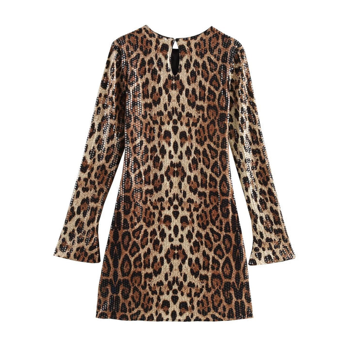 Vegan Snake Skin Leopard Dress