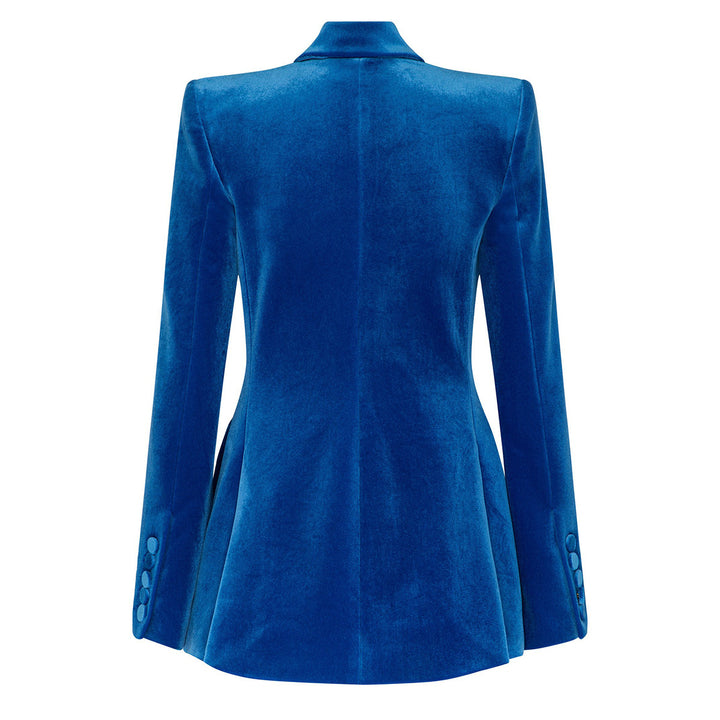 Blue Velvet Blazer