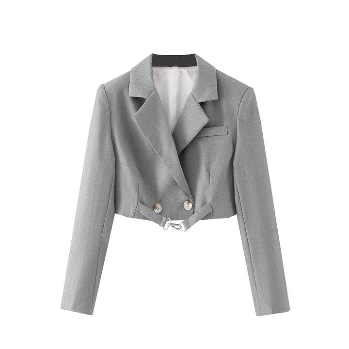 Adjustable Crop Blazer