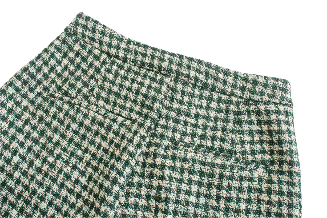 High Waist Tweed Pants