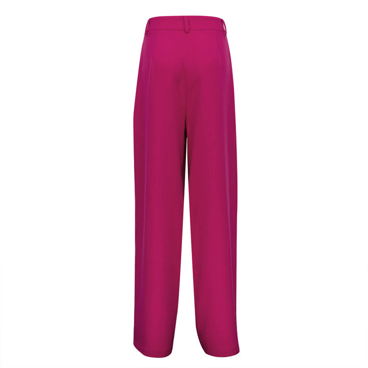 Berry Pink Wide Leg Pants