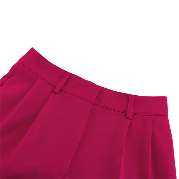 Berry Pink Wide Leg Pants