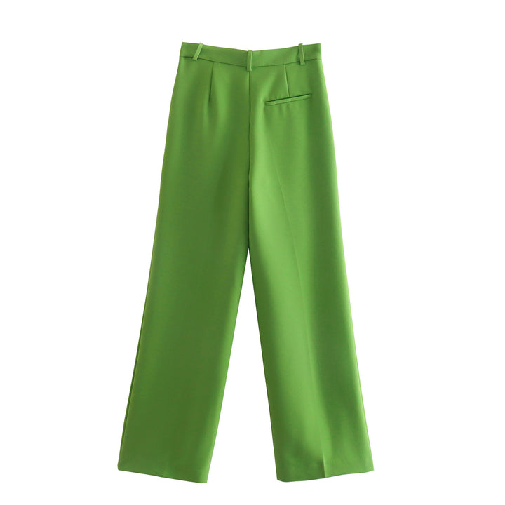 Retro Loose Fitting Straight Leg Pants