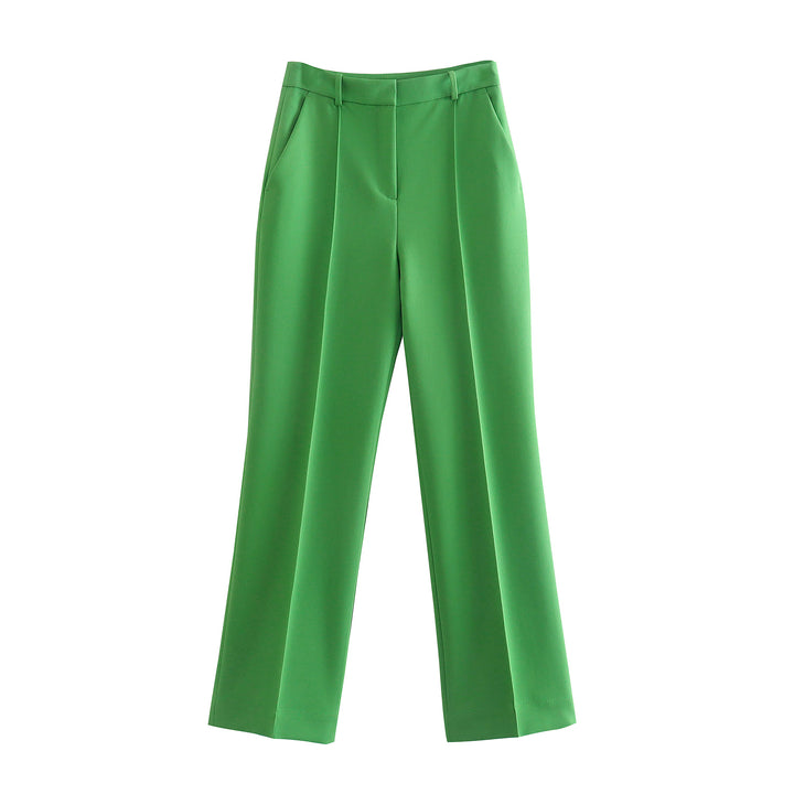 Ribbed Straight Leg Pants