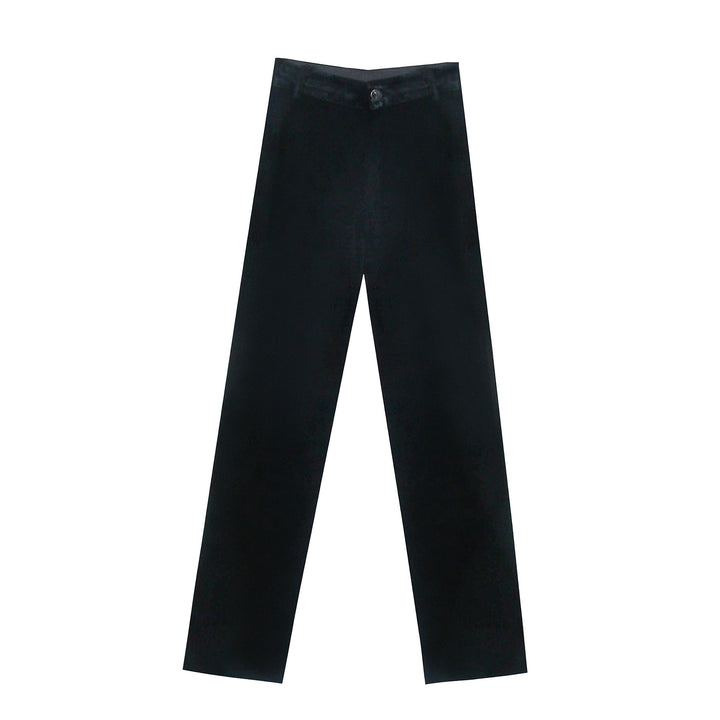 Velvet Straight Leg Trousers