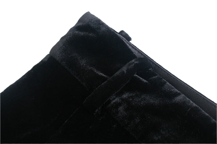 Velvet Straight Leg Trousers