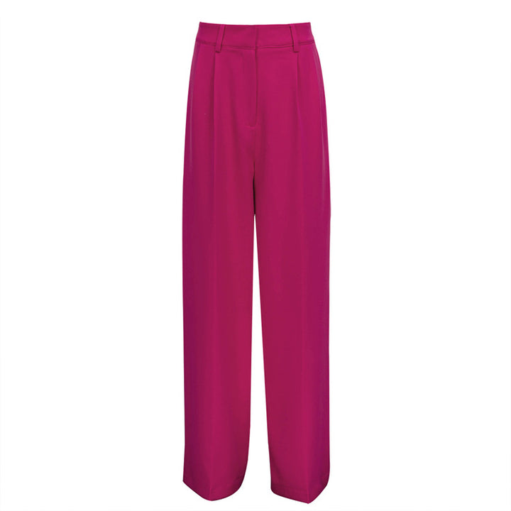 Berry Pink Wide Leg Pants