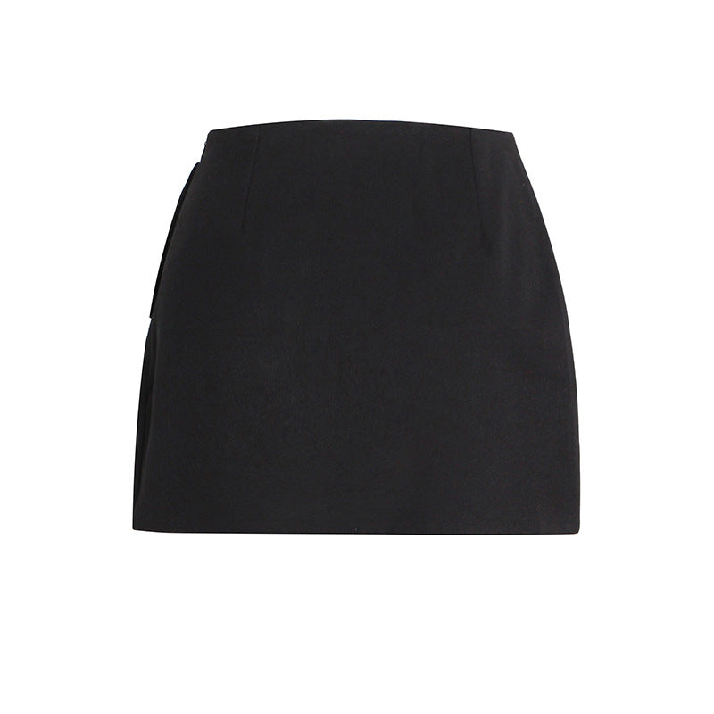 Giant Buckle Mini Skirt